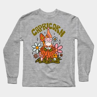 Capricorn Gnome Long Sleeve T-Shirt